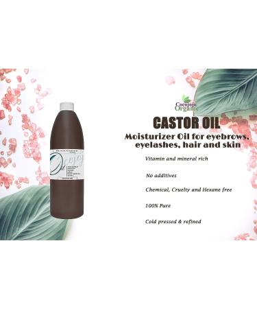 Cocojojo 16 oz Jamaican Black Castor Oil Cold Pressed for Hair Growth and Skin- Pure Virgin Refined JBCO - Buy Online on SooperMarket.com