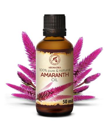 Amaranth Oil 50ml - Pure & Natural Amaranthus Caudatus Seed Oil for Skin Body Hair & Nail Care - Buy Online on SooperMarket.com