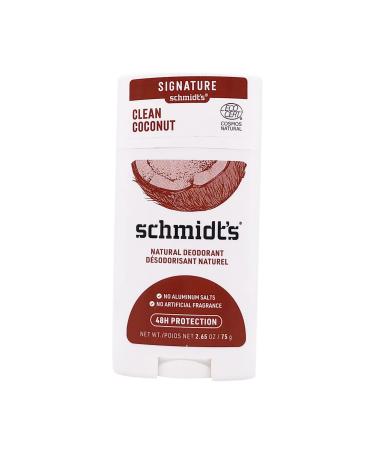 SCHMIDTS DEODORANT Clean Coconut Deodorant  2.65 OZ