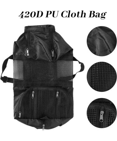 Yuehua Mech Cat Care Bag | Pet Pocket Bag for Nail Clipping & Bathing | Anti-Bleeding Scratch-Resistant Mesh Pockets - Buy Online on SooperMarket.com