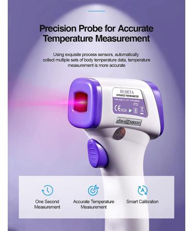 Accurate Non-Contact Infrared Thermometer for Adults | Forehead Fever Alarm & Memory Function - Buy Online on SooperMarket.com