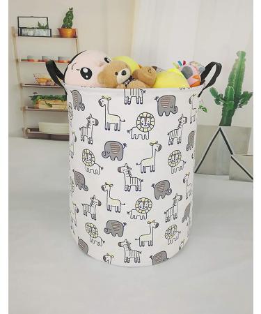 MAIZMZ Large Waterproof Animal-themed Storage Bin - Ideal for Laundry, Toys, and College Dorms - Yellow - Lightweight and Durable - Buy Online on SooperMarket.com