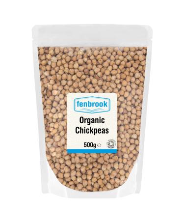 Organic Chickpeas 500g Certified Organic by Fenbrook Organic