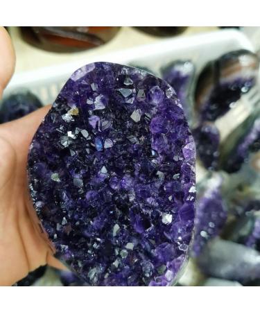 Natural crystal rough Natural Crystal Rough Amethyst Crystal Geode Cluster Natural Raw Reiki Quartz Crystals Stones from Uruguay Powerful Crystals Geode for Witchcraft Home Decor Reiki Feng Shui 2.2lb 2.2lbs - Buy Online on SooperMarket.com