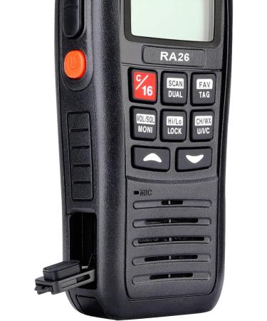 Retevis RA26 Marine Radio | Handheld Floating Boat Radio IP67 Submersible | Backlit LCD Display | NOAA Weather | Portable & Waterproof - Buy Online on SooperMarket.com
