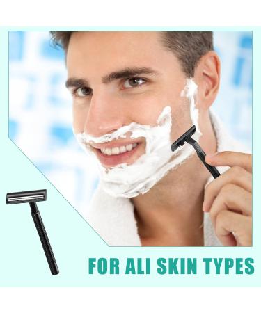 50 Pack Twin Blade Disposable Razors for Men & Women - Stainless Steel Travel Shaving Razors with Safety Cap for Sensitive Skin - Buy Online on SooperMarket.com