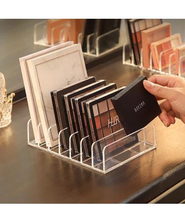 Vowcarol Eyeshadow Palette Organizer Acrylic 7-Section Clear Makeup Holder - 2 Pack - Buy Online on SooperMarket.com