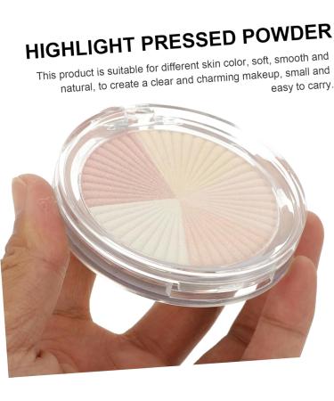Mikinona 1 Box Highlight Powder Highlighter Compact Powder Highlighting Highlighter Cream Plastic Shell - Buy Online on SooperMarket.com