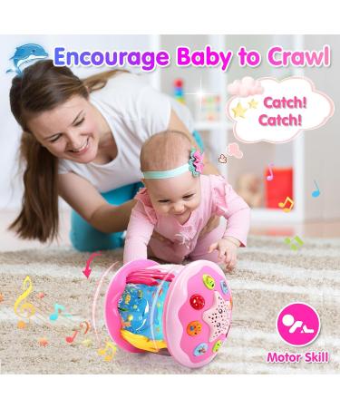 Kaloisyhe Baby Toys - Rotating Projector for 1-Year-Old Girls | Music & Light Interactive Gifts for 6-18 Months - Buy Online on SooperMarket.com