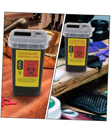 Beavorty 10 STK Klinge Storage Box | Disposable Container for Used Razor Blades & Broken Blades | Safe Plastic Lip & Mussel Shell Design - Buy Online on SooperMarket.com