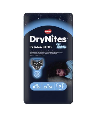 Huggies DryNites Pyjama Pants for Boys Age 8-15 9 Count (Pack of 1)