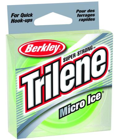 Berkley Trilene Micro Ice Monofilament Ice Fishing Line 110 Yards Solar 6 Pounds