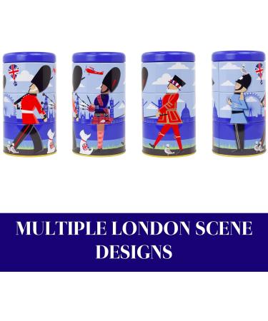London Scene Souvenir Jelly Bean Sweets Tin - Individually Wrapped English Retro Sweets Gift Box - British Father's Day Gift - Buy Online on SooperMarket.com