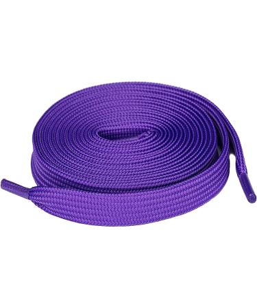 Dark Purple Flat Shoe Laces for Sneakers - 54 inch - 20 Colors Available | 1 Pair - Buy Online on SooperMarket.com