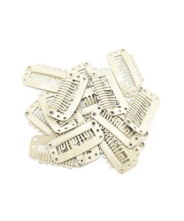 Buy iExtension 20 Beige Clip-in Hair Extensions | Real Hair Wefts & Clips for Durable Wigs - Buy Online on SooperMarket.com