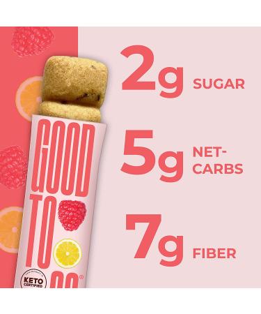GOOD TO GO Soft Baked Bars - Raspberry Lemon, 9 Pack | Gluten Free, Keto, Paleo, Low Carb Snacks - Buy Online on SooperMarket.com