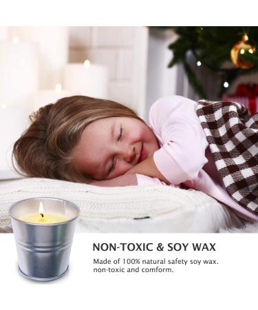 TopSics Citronella Candles - 8 Natural Soy Wax Candles for Outdoor Use - Long Lasting 80-96 Hours - Perfect for Garden Terrace Picnic and Camping - Buy Online on SooperMarket.com