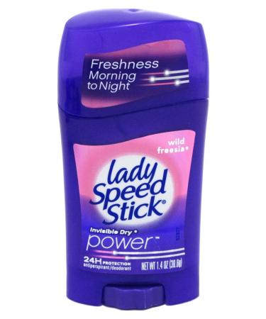 Lady Speed Stick Wild Freesia Fresh Infusions 24H Protection 1.4 oz antiperspirant/deodorant (6 pack)