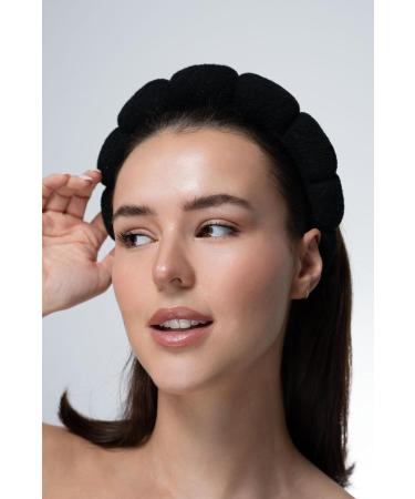 Brushworks Black Cloud Beauty Headband - Soft & Stylish Hair Wrap - Buy Online on SooperMarket.com