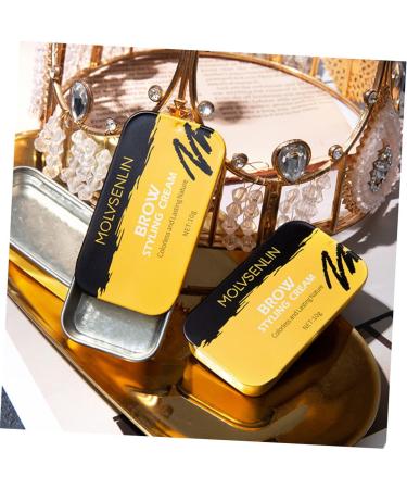 BELLIFFY 2 Pcs Eyebrow Styling Cream Eyebrow Pomade Eye Brow Shaping Kit Eyebrow Wax Applicator Wax and - Buy Online on SooperMarket.com