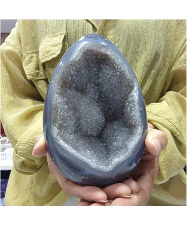 Crystal Natural Agate Stones Crystal Quartz Geode Stones Reiki Gemstone Living Room Decoration 1pc Stone Collection (Size : 250-300g) - Buy Online on SooperMarket.com