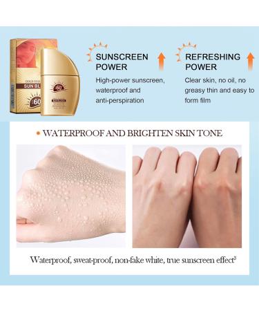 Collagen Face Sunscreen SPF 60+ | Water-Resistant Moisturizer for All Skin Types | Protect & Hydrate Skin - Buy Online on SooperMarket.com