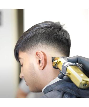 Shop StyleCraft Saber & Saber II Professional Cordless Hair Clipper - Full Metal Body High-Torque Brushless Motor - Brushed Gold - International Shipping Available - Buy Online on SooperMarket.com