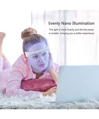 LED Light Facial Mask | 3 Colors Photon Beauty Device for Facial Rejuvenation & Anti-Aging - Buy Online on SooperMarket.com