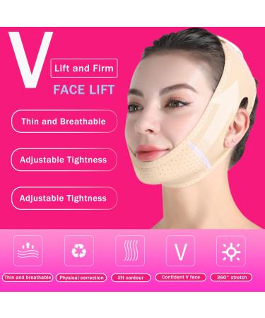 Double Chin Eliminator Strap | Breathable V Line Lifting Mask for Women | Get Rid of Double Chin & Prevent Sagging (Yellow - Buy Online on SooperMarket.com