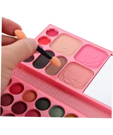 MUSISALY 33 Makeup Palette Beginner Eyeshadow Pallet Eye Makeup Metallic Eyeshadow Girl Cosmetic Leather Rosy - Buy Online on SooperMarket.com