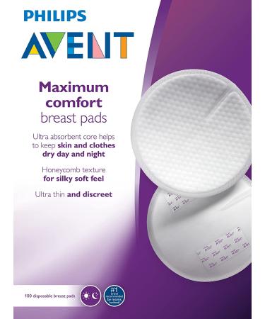 Philips AVENT Disposable Breast Pads - 100 Count, White | SCF254/13 - Buy Online on SooperMarket.com