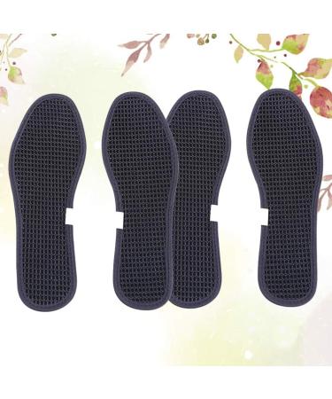 EXCEART 2 Pairs Bamboo Charcoal Odor Control Shoe Insoles - Size 40 Black 24x5cm - Buy Online on SooperMarket.com