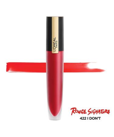 L'Oreal Paris Rouge Signature Matte Lip Stain - I Don't | 1 Count (Pack of 1) - Buy Online on SooperMarket.com
