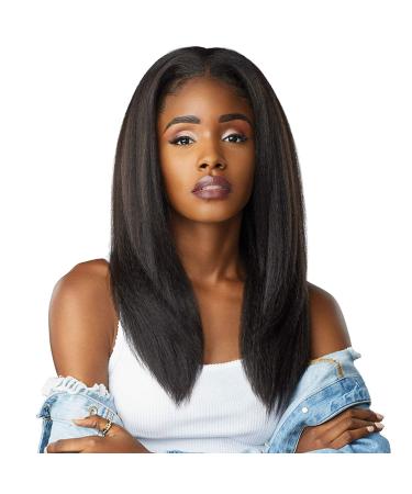Sensationnel CKCo HalfWig - Synthetic Instant weave full wig style CURLS KINKS AND CO Half wig - ALPHA WOMAN (1B)