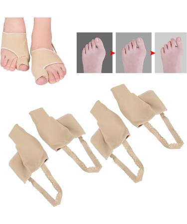Yinhing Bunion Corrector 2 Pairs - Hallux Valgus Toe Straightener for Foot Care - Reusable & Washable Medium Size - Buy Online on SooperMarket.com