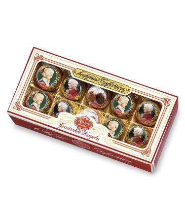 Vine mixed balls pack 10 pack mixed balls made of dark alpine chocolate and truffle filling filled with pistachio marzipan almonds and hazelnut nougat 200g (10 pieces) 200 g (1 Pack) 10 pieces