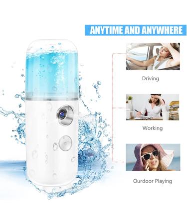Dekaim Nano Sprayer 30ml USB Handheld Nano Mist Spray Portable Nano Mist Atomizing Sprayer Facial Moisturizing Sprayer - Buy Online on SooperMarket.com