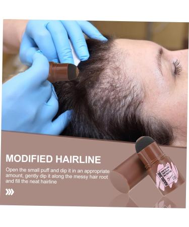 MAGICLULU 1pc Hairline Eyebrow Powder Hairline Powder Forehead Shadow Powder Stamps Cover One Step Hairline Makeup Hair Line Embellish Hair Roots Seal Powder Supplement Cosmetic Product 1 count (Pack of 1) Brown - Buy Online on SooperMarket.com