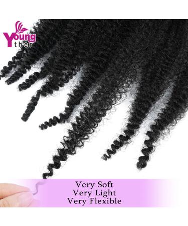 Springy Afro Twist Hair 24 9 Packs - Soft Synthetic Marley Twist Extensions - Buy Online on SooperMarket.com
