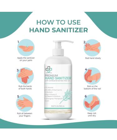 London Labs Aloe Vera Hand Sanitizer Gel - 16.9 Fl Oz (Pack of 2) - Moisturizing and Refreshing - Buy Online on SooperMarket.com