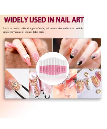10 PCS Nail Glue Extra Strong for Press On Nails Long Lasting Fake Nail Flue for Acrylic Tips Quick Dry & No UV Light False Nail Glue for Nail Charms Rhinestones 2g*10 - Buy Online on SooperMarket.com