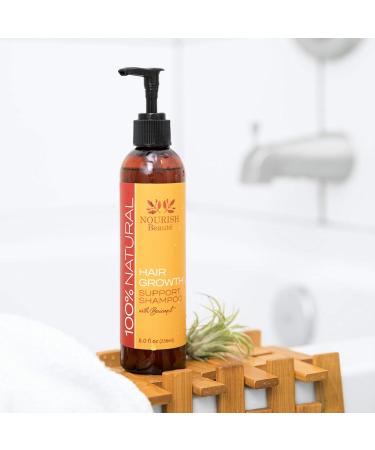 Nourish Beaute Vitamins Natural Shampoo for Hair Growth & Volume - Biotin DHT Blockers Sulfate-Free 8 Fl Oz - Buy Online on SooperMarket.com