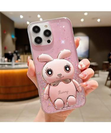 Buy Tivenfezk Nadoli Glitter Rabbit Stand Case for Oppo Realme C21 - Soft Silicone Transparent Protective Cover - Buy Online on SooperMarket.com