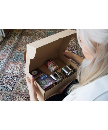 Vietbeans Breakfast for Two Gift Set - 250g Ground Coffee 2 Stainless Steel Filters & Condensed Milk - Perfect Gift for Coffee Lovers - Buy Online on SooperMarket.com