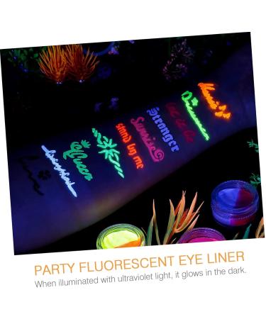Angoily 6pcs Fluorescent Eyeliner Eyeshadow Party Fluorescent Eye Liner Stylish Eyeliner Gel Fashion - Buy Online on SooperMarket.com