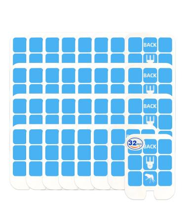 amgolibi 32 Pack DT3005 Refill Glue Board Compatible for Dynatrap DT3005W, Safer Home SH502 Refill Sticky Cards Replacment for Model 23005-06