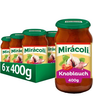 MIR COLI Pasta Sauce Garlic 6 jars (6 x 400g) Garlic 400 g (pack of 6)