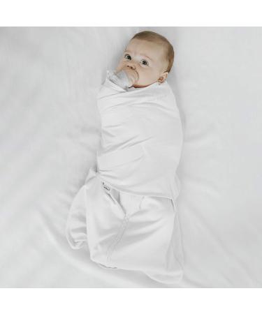 HALO Baby Sleeping Bag Swaddle | 1.5 TOG SleepSack | White 100% Cotton | Easy Zip Access | Newborn Sleep Sack | Boys & Girls 4-6 Months - Buy Online on SooperMarket.com
