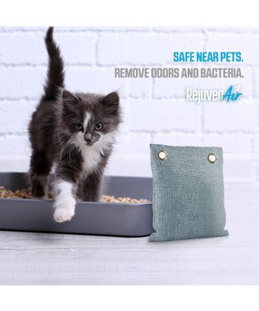 1-Pack Charcoal Air Purifying Bags - Activated Bamboo Odor Absorber for Home, Car, Pet, Closet - Natural Odor Eliminator and Moisture Absorber - 200g - Buy Online on SooperMarket.com