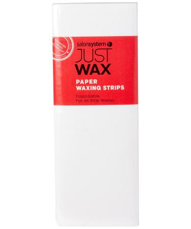Salon System Just Wax Paper Waxing Strips - Pack of 100 100 count (Pack of 1)